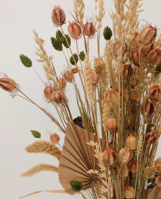 Dried Flowers Natural Arrangement Height. 65 cm