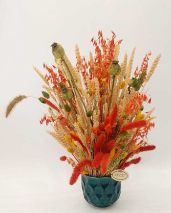 Dried Flowers Arrangement Natural Orange