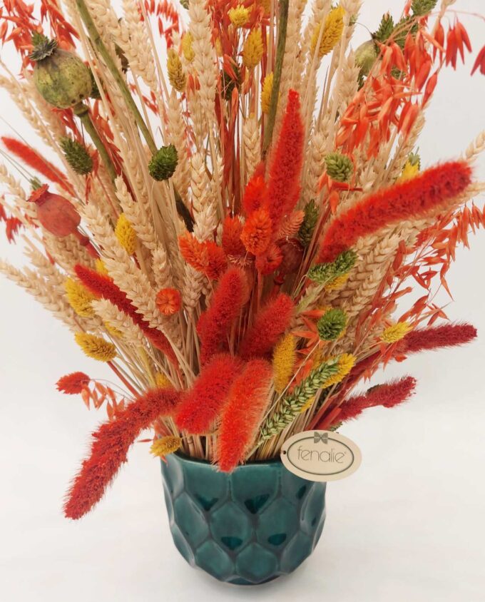 Dried Flowers Arrangement Natural Orange