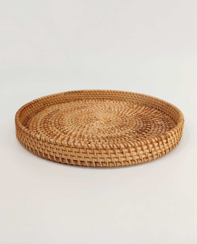 Platter Rattan Diameter 28 cm