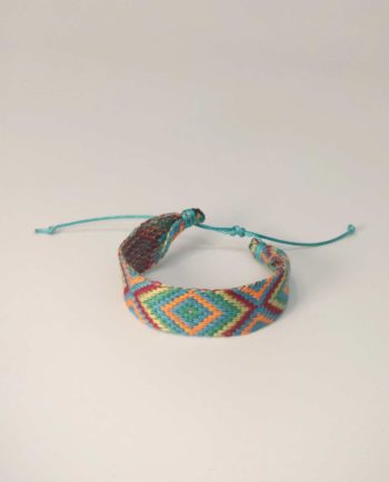 Bracelet Turquoise Orange Yellow