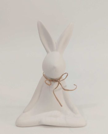 Ceramic Yoga Bunny Posture I