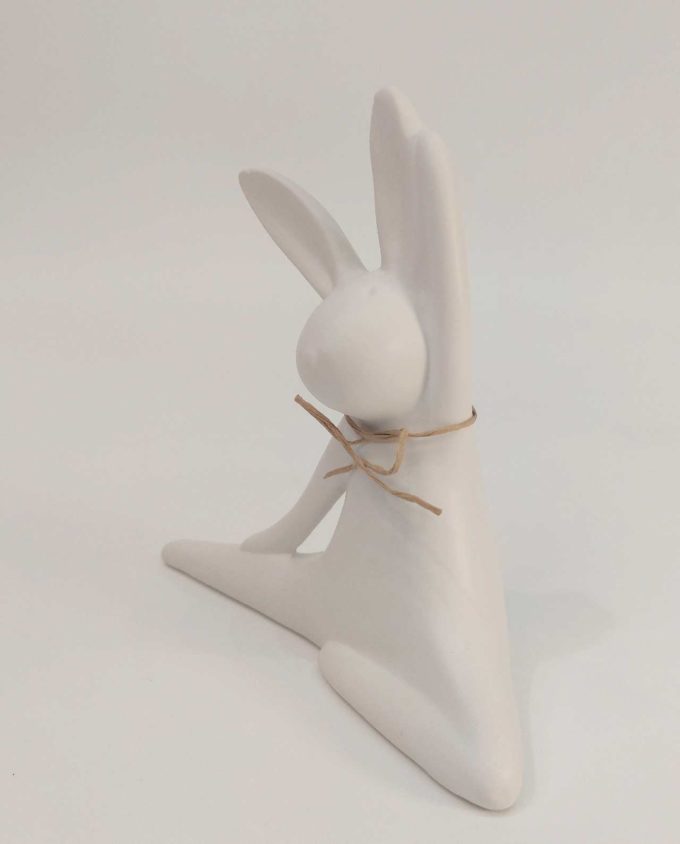 Ceramic Yoga Bunny Posture
