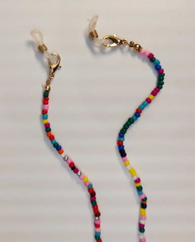 Chain Multicolor Beads for Reading Glasses