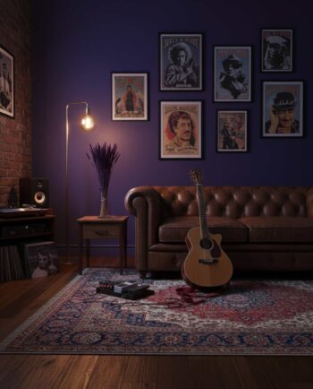 Dried Purple Wheat Bunch