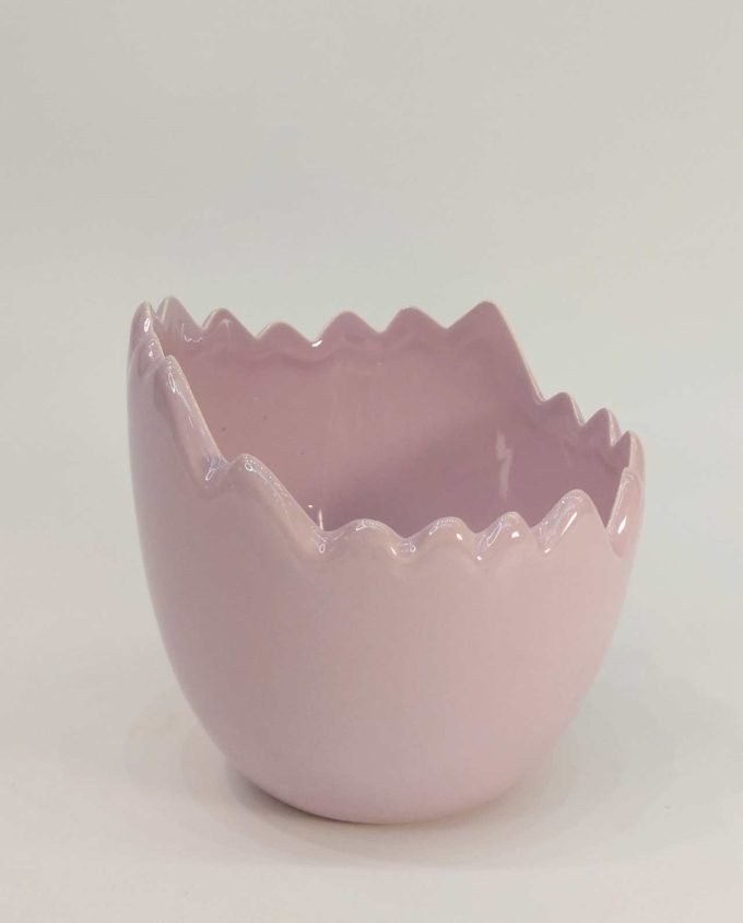 Ceramic Easter Egg Pot Lilac