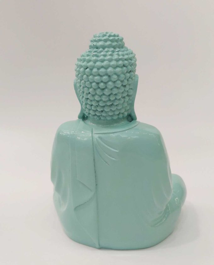 Buddha Τurquoise Resin Height 20 cm