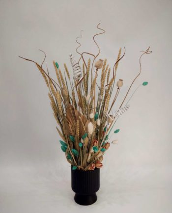 Dried Flowers Tuquoise Natural Arrangement Height 70 cm