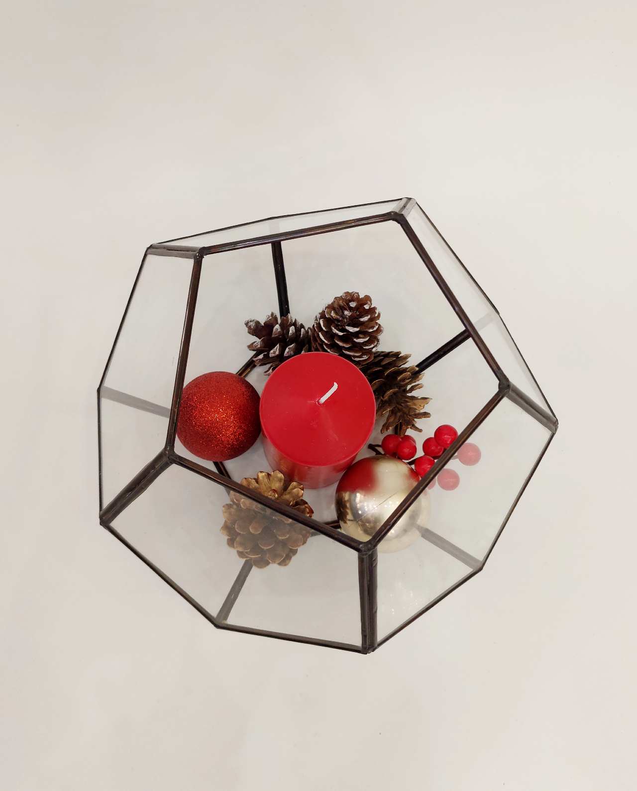 christmas-lantern-copper-big-arrangement-disco-above Lantern "Disco" Copper Antique Big Christmas Arrangement