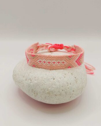 Bracelet Fabric Pink Fuschia