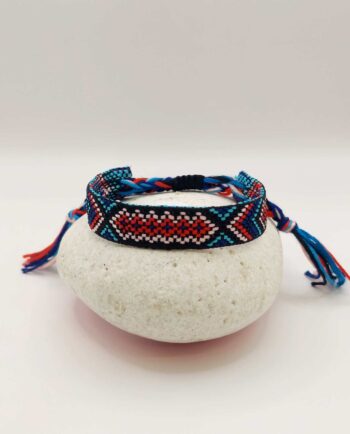 Bracelet Fabric Cherry Teal