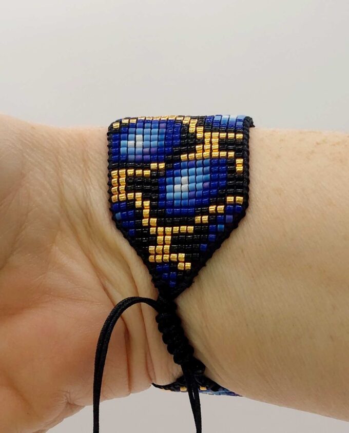 Bracelet Beads Leopard Pattern