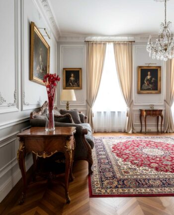 Dried Red Papaver Bunch
