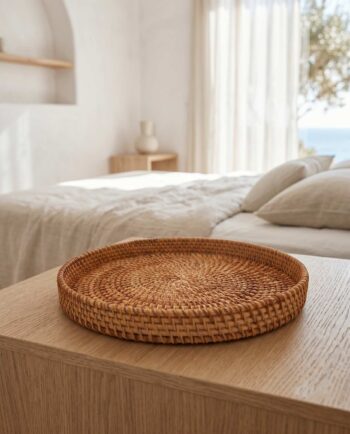 Platter Rattan Diameter 28 cm