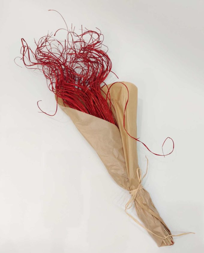 Dried Red Glitter Ting-Ting Bunch