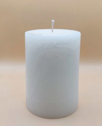Candle White Pillar Aromatic Height 14 cm Diameter 10 cm