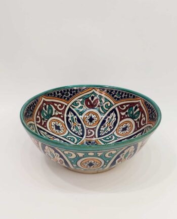 Bowl Ceramic Colorful Diameter 35.5 cm