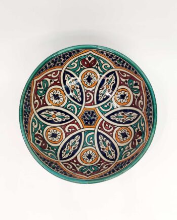 Bowl Ceramic Colorful Diameter 35.5 cm