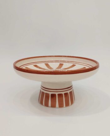 Ceramic Beige Terracotta Cake Holder