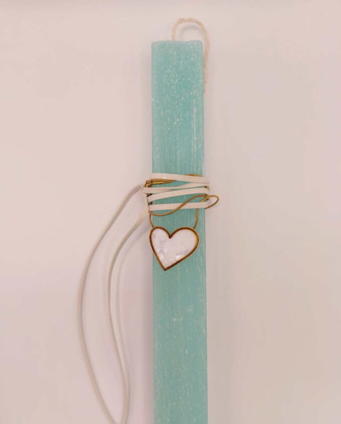 Easter Aromatic Candle Necklace White Heart