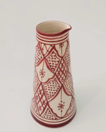 Vase Carafe Beige Bordeux Ceramic Height 25 cm