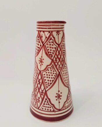 Vase Carafe Beige Bordeux Ceramic Height 25 cm
