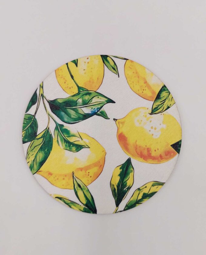 Coaster Wooden Lemons Set 6 Pieces