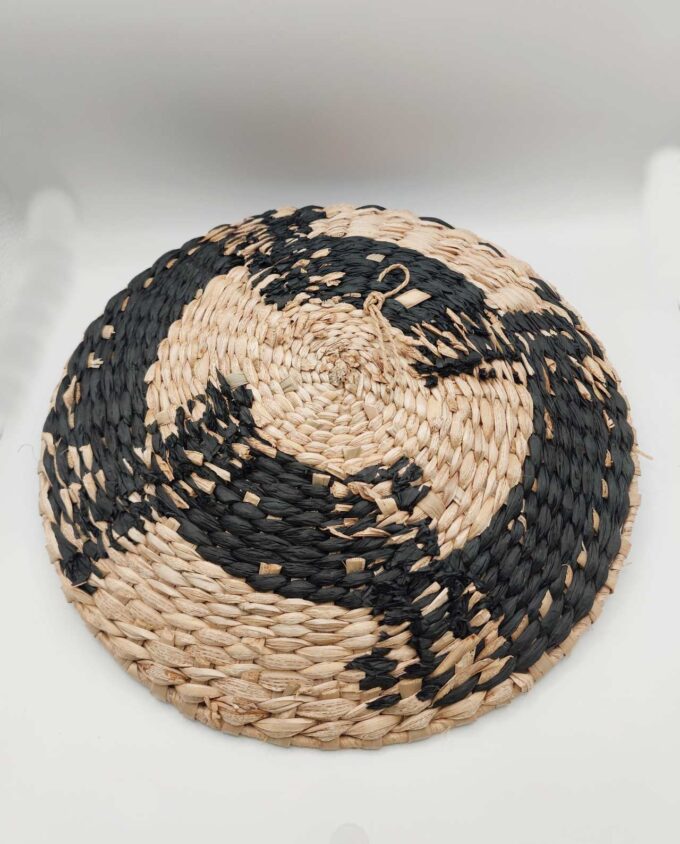 Handwoven Round Palm Leaf Platte Diam. 30 cm I