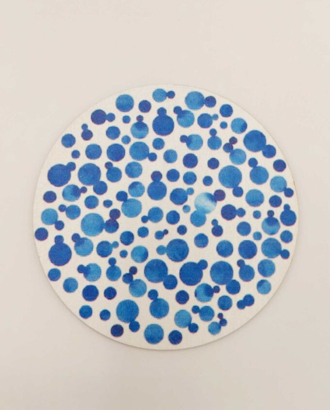Coaster Wooden Sureal Blue White Set 6 Pieces