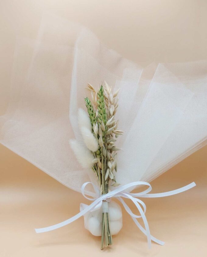 Bomboniere Green Natural Dried Flowers