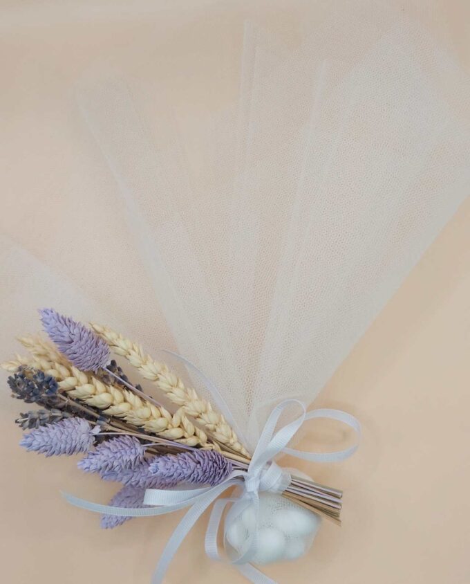 Bomboniere Lilac Natural Dried Flowers