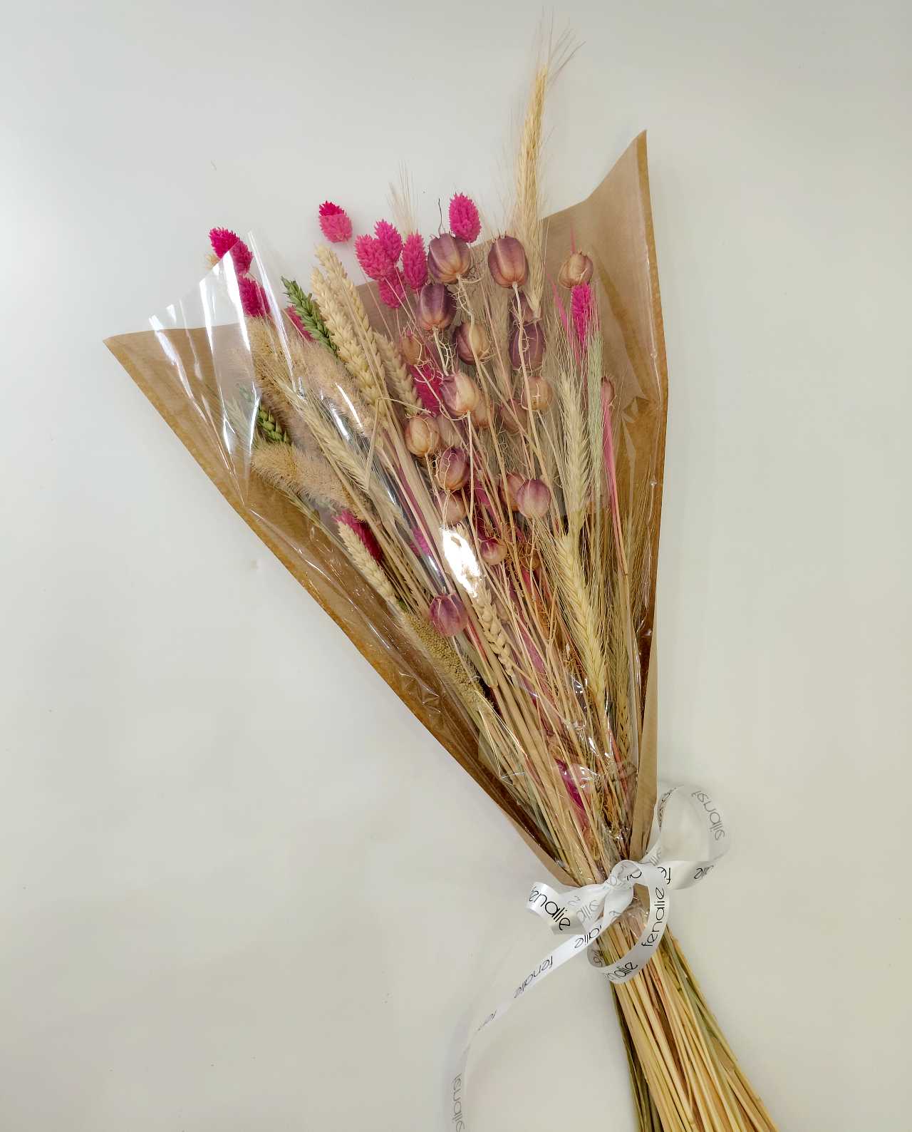 Dried Flowers Fuschia Natural Mix Bouquet