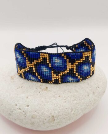 Bracelet Beads Leopard Pattern
