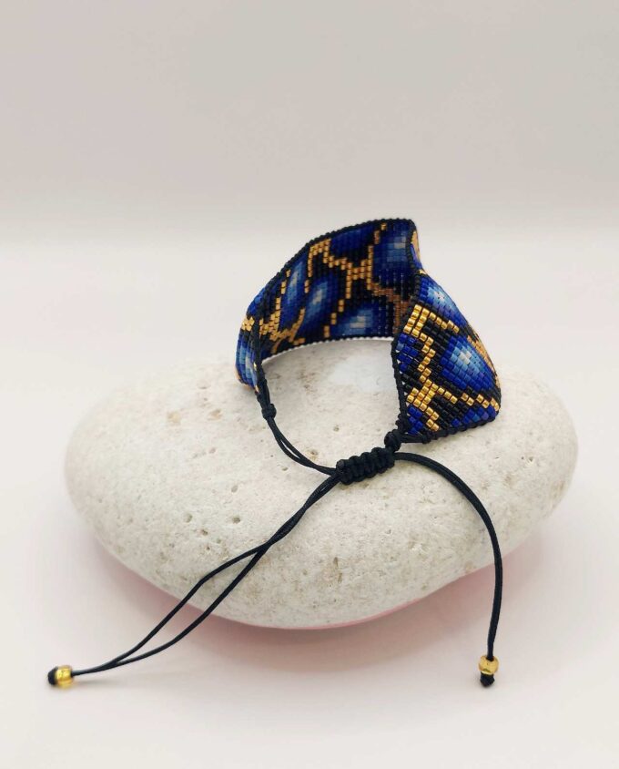 Bracelet Beads Leopard Pattern