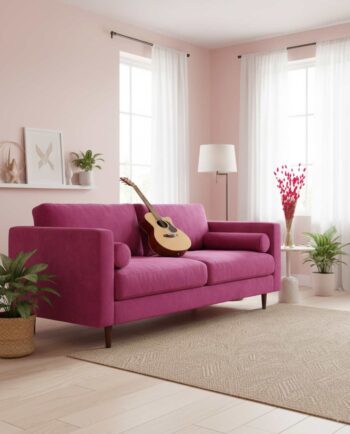 Dried Magenta Fuschia Phalaris Bunch