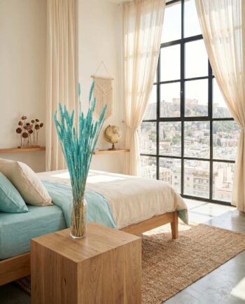 Dried Turquoise Wheat Bunch