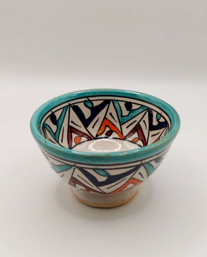 Bowl Ceramic Multicolor Diameter 10 cm