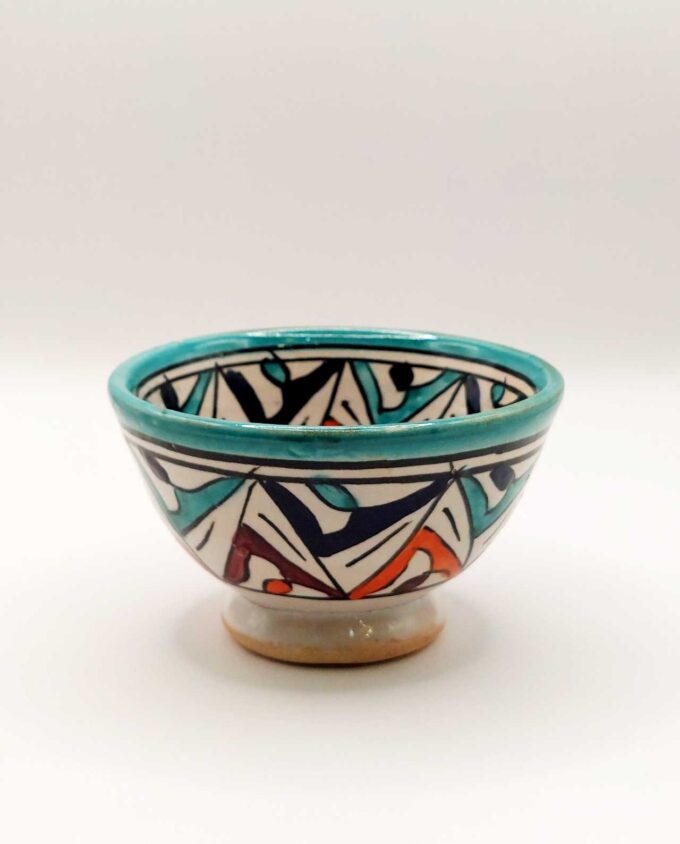 Bowl Ceramic Multicolor Diameter 10 cm