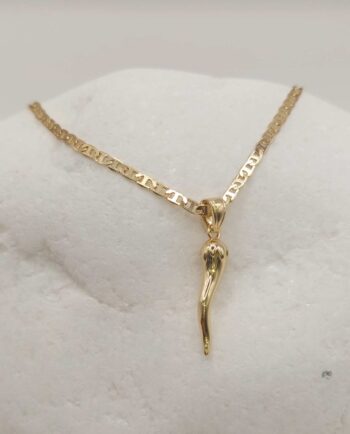 Necklace "Gold Chili Pepper"