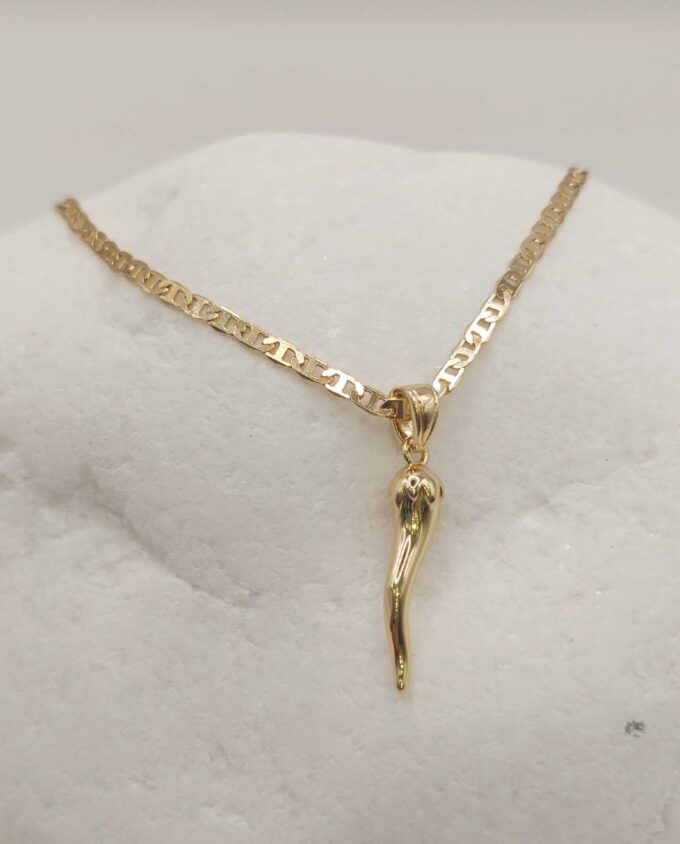 Necklace "Gold Chili Pepper"