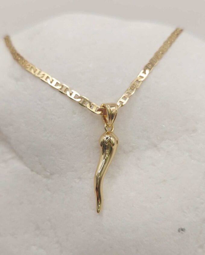 Necklace "Gold Chili Pepper"