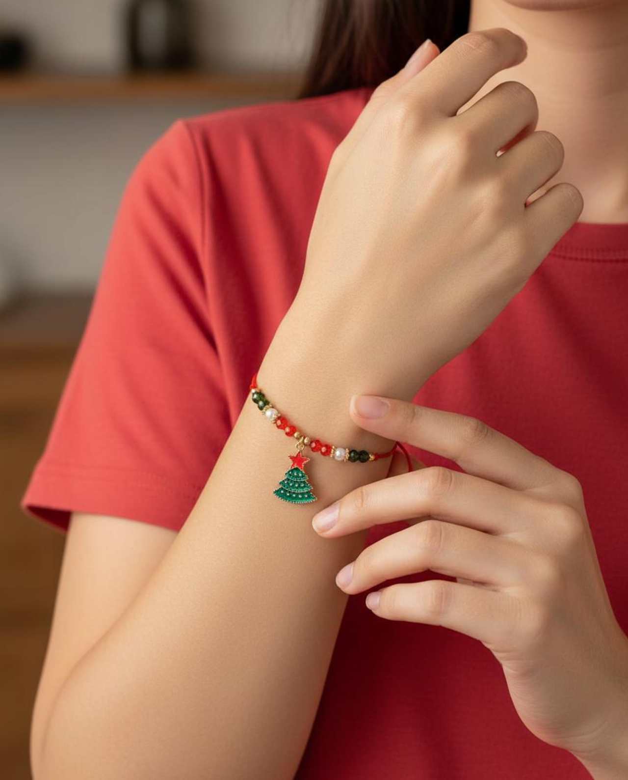 bracelet-xmas-tree-on-hand