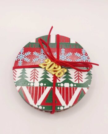 Coaster Wooden Bright Christmas Set 6 Pieces