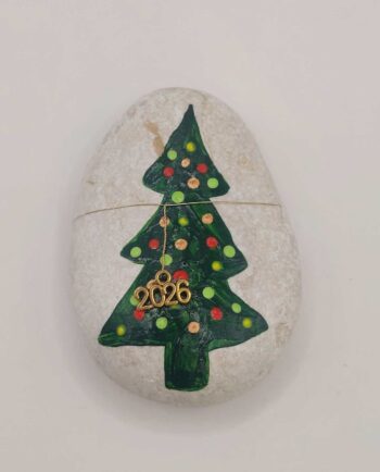 Stone Handpainted Lucky Charm 2026