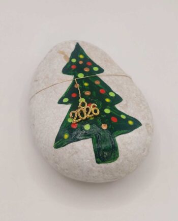 Stone Handpainted Lucky Charm 2026