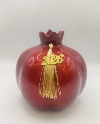 Pomegranate Red Ceramic Vase Lucky Charm 2026