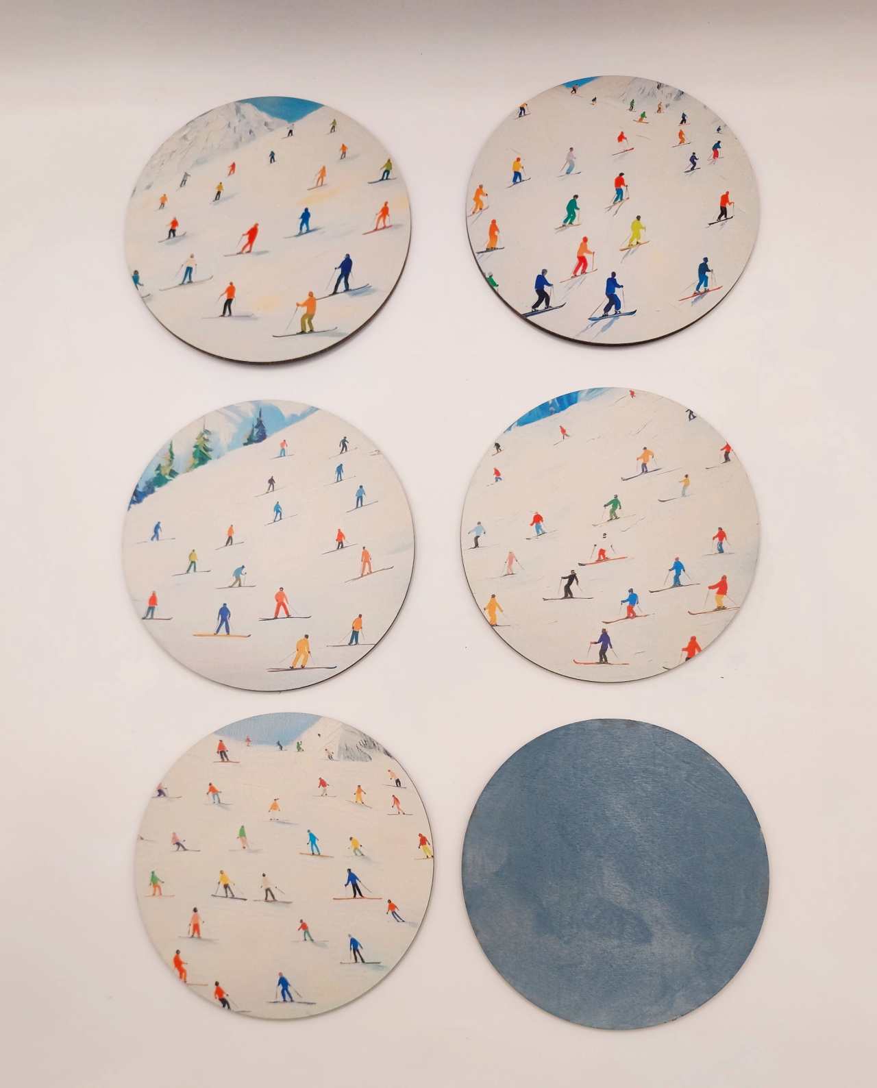 Coaster Wooden Winter Ski Set 6 Pieces