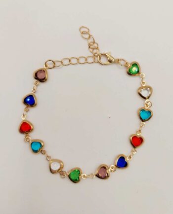 Bracelet Hearts Multicolor