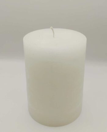 Candle White Pillar Aromatic Height 14 cm Diameter 10 cm