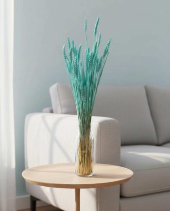 Dried Turquoise Wheat Bunch
